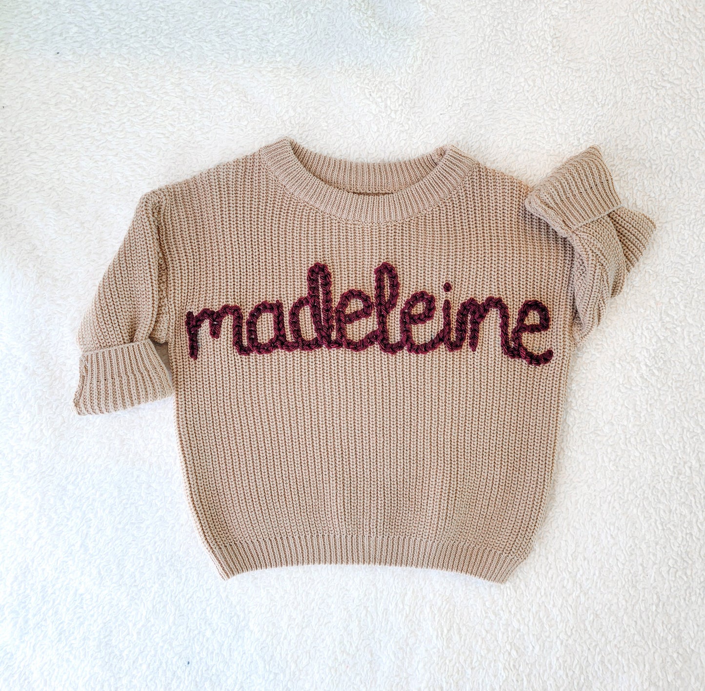 Custom Sweater-light brown
