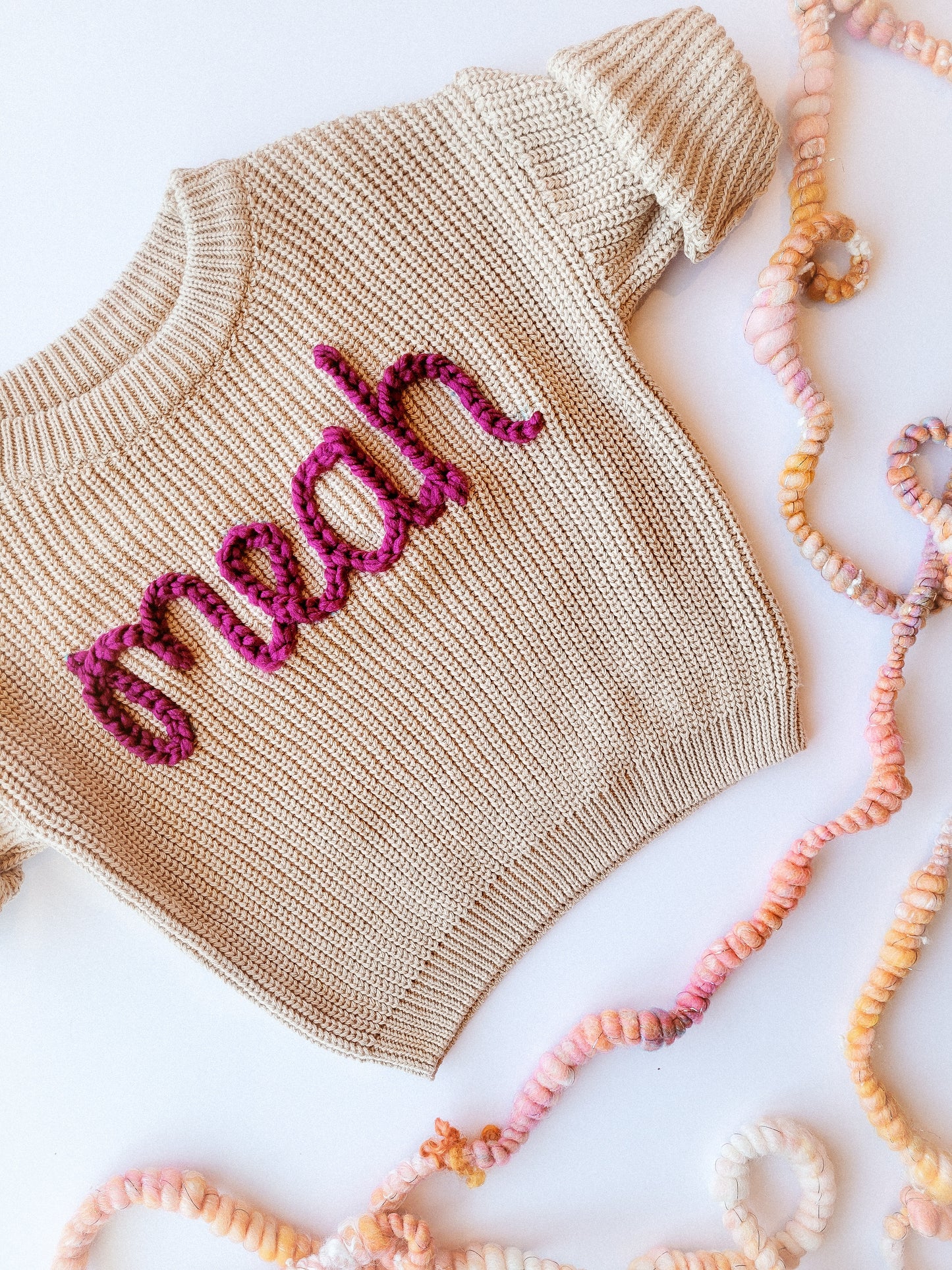 Custom Sweater-light brown