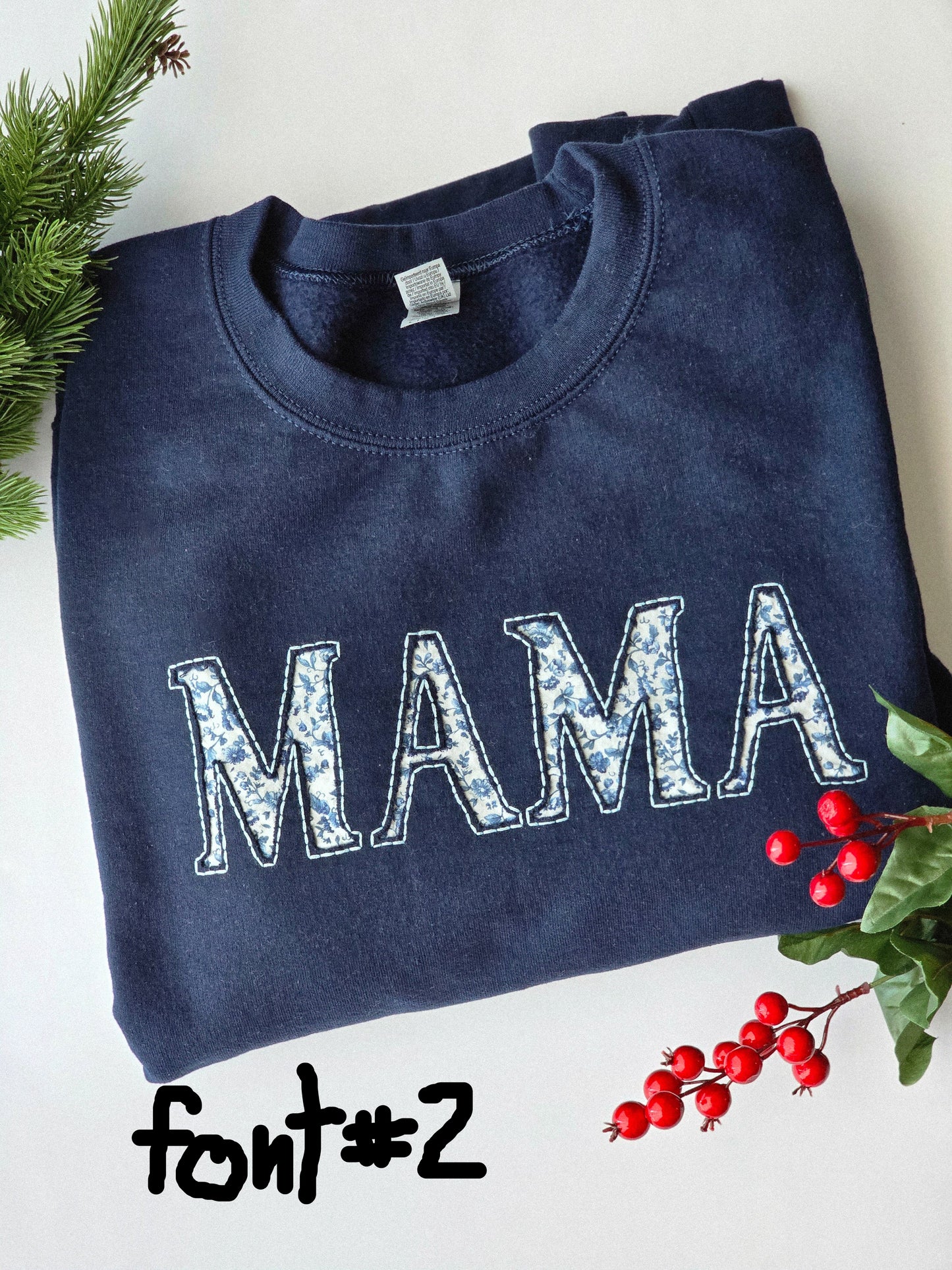 Stone blue crewneck sweater