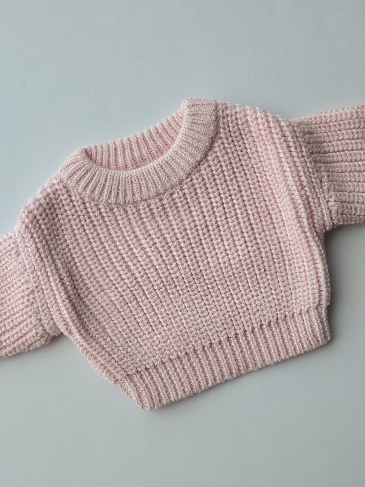 Custom Preemie Sweater- light pink