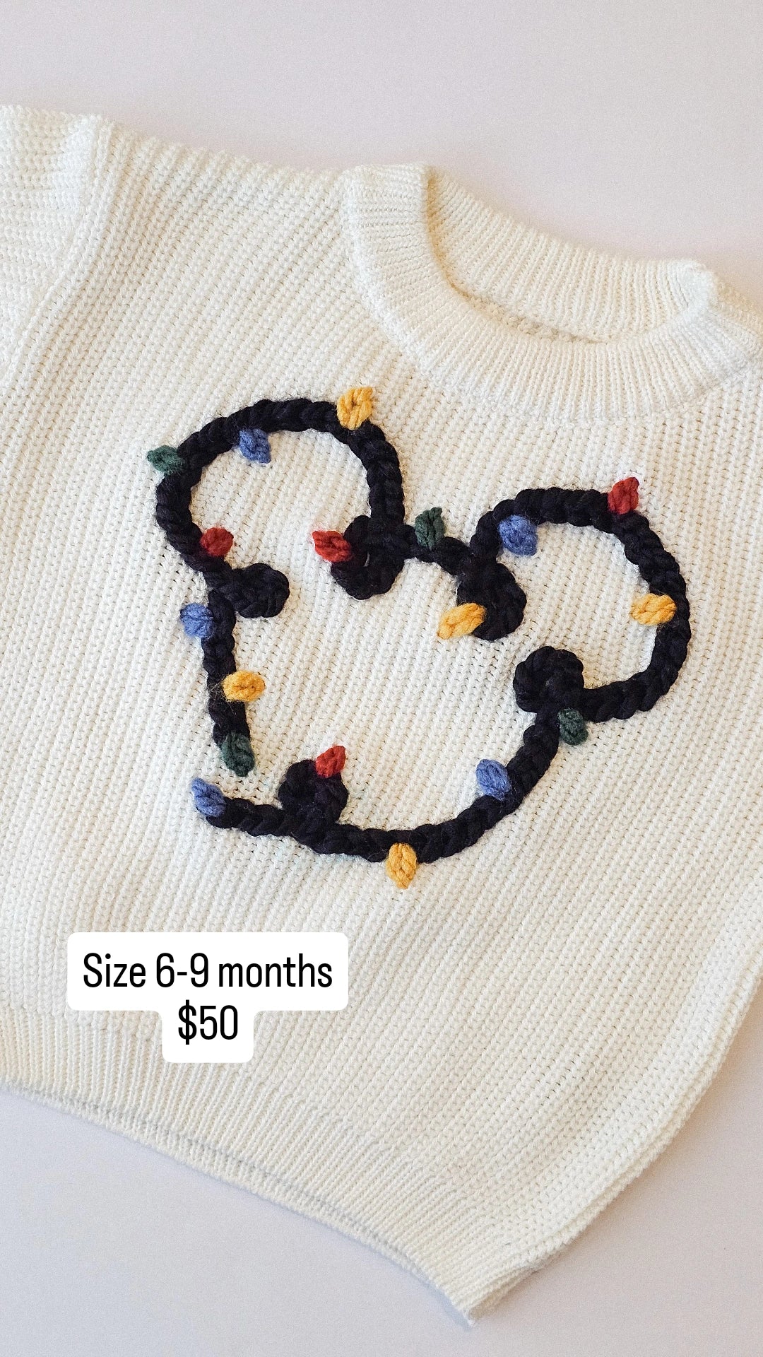 Mouse Christmas sweater