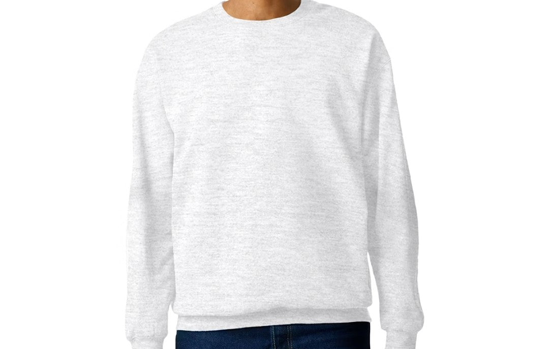 Ash grey crewneck sweater