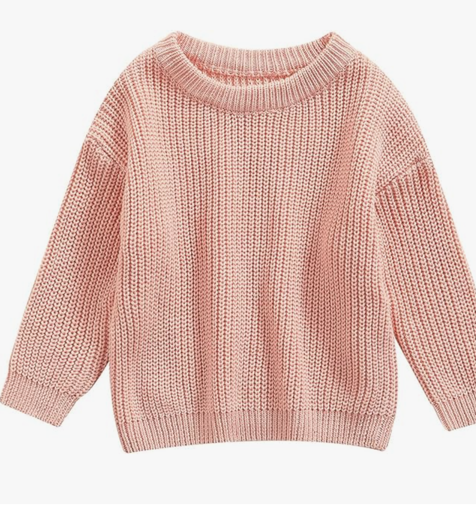 Custom Sweater- Light pink