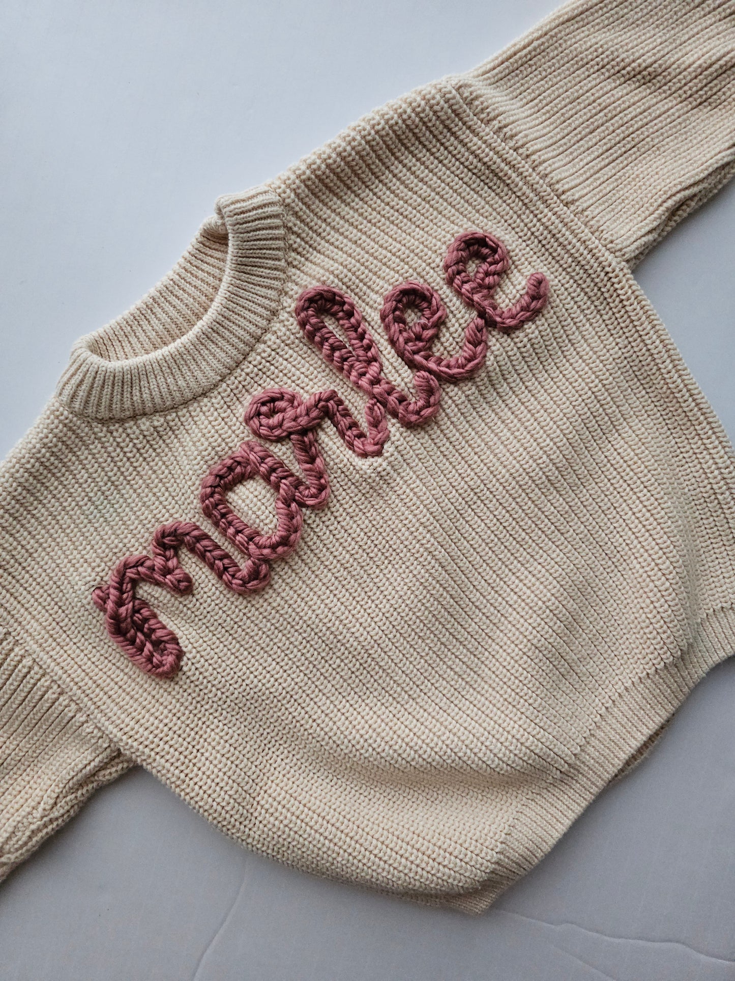 Custom Sweater-cream