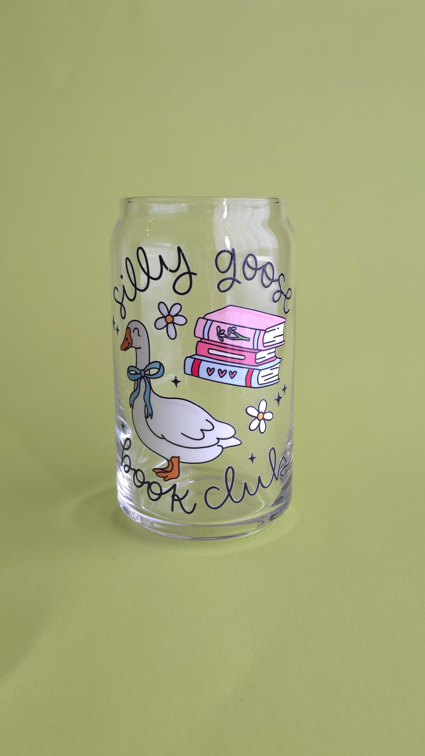 Silly goose book club cup