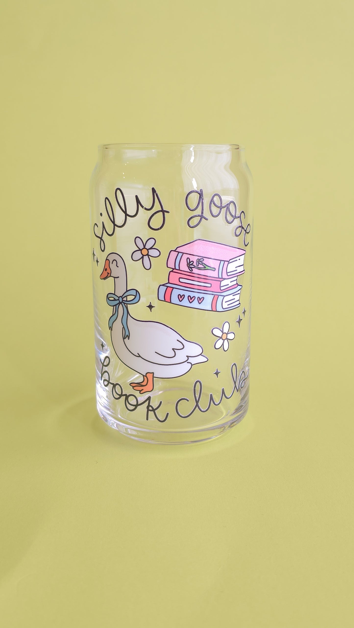 Silly goose book club cup