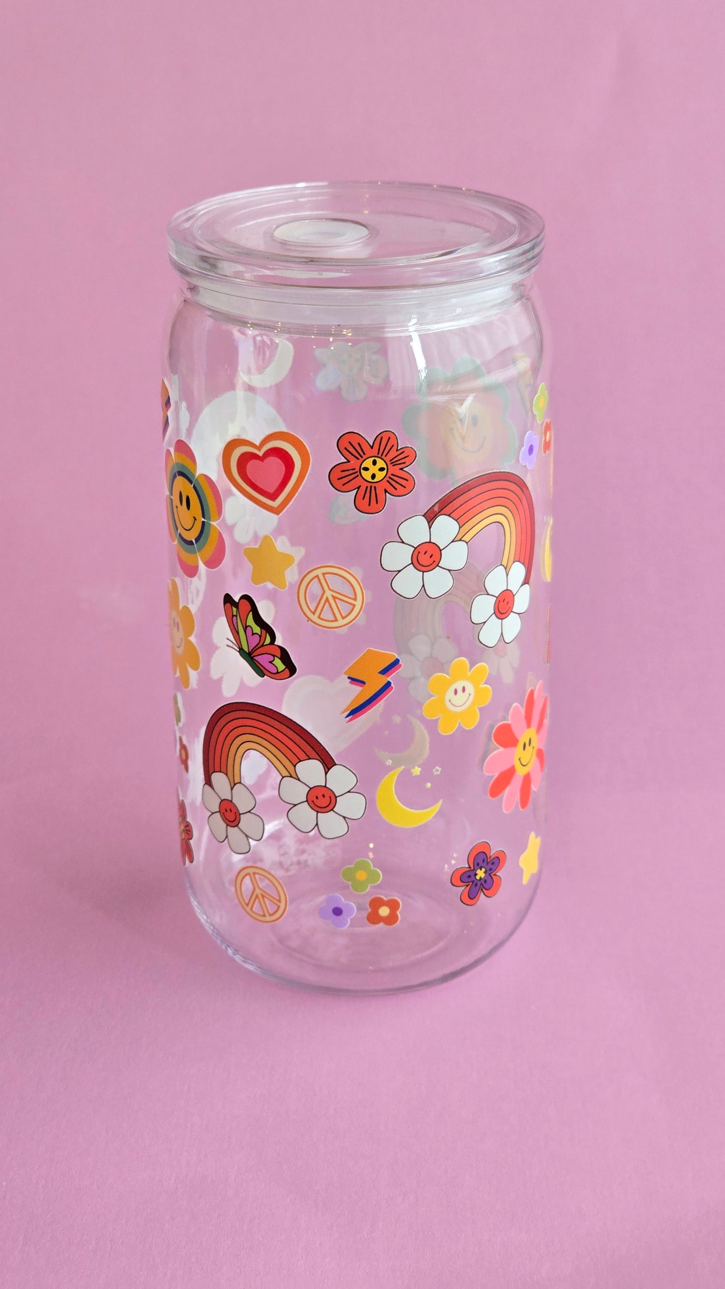Groovy things acrylic cup