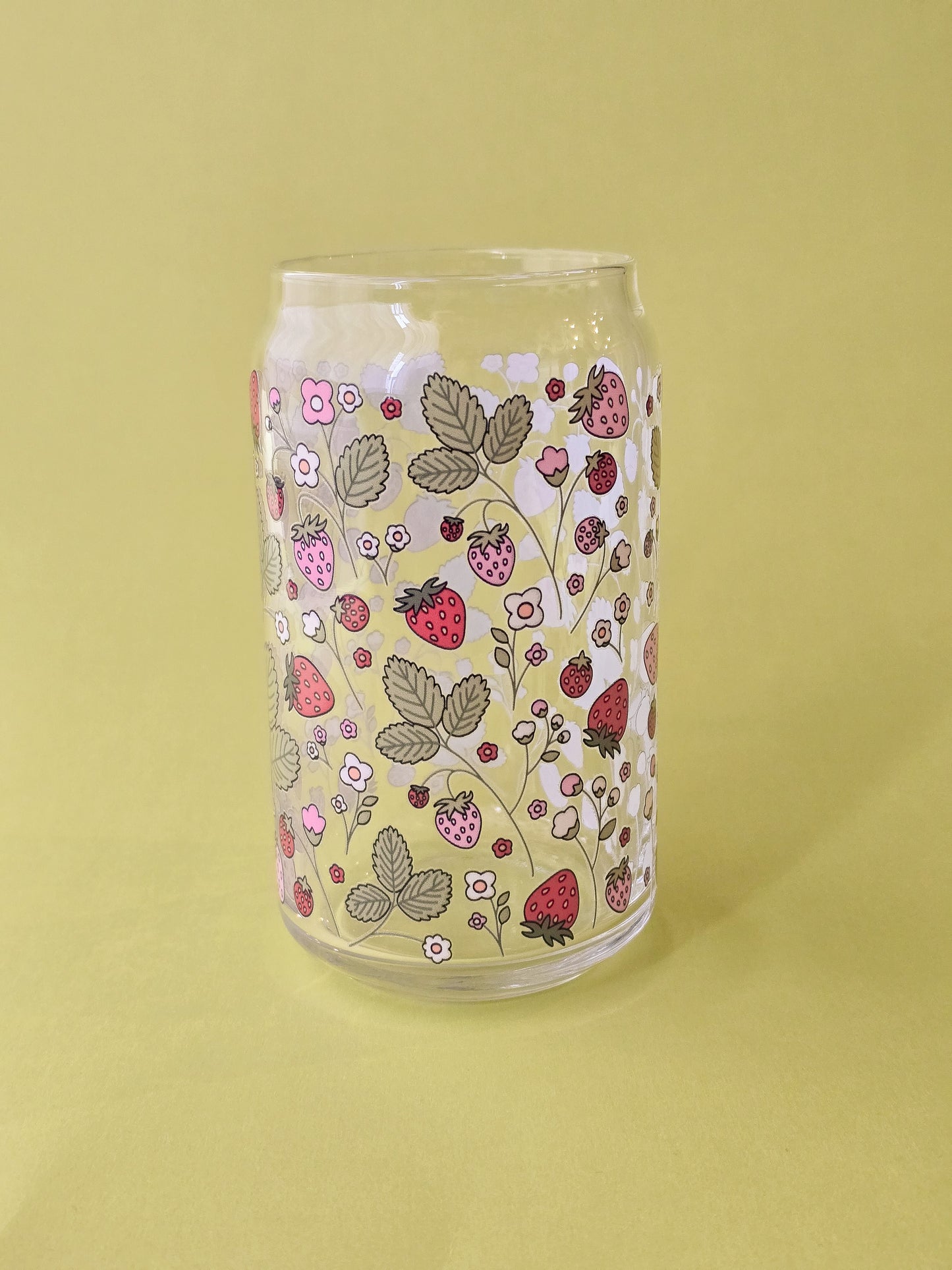 Strawberry patch cup