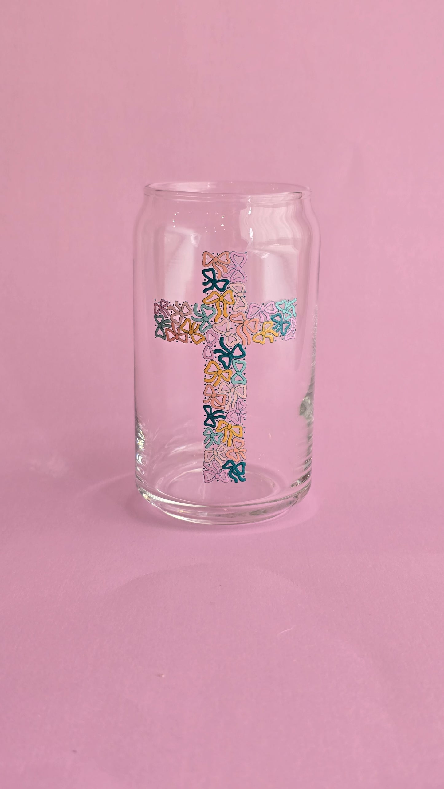 Cross with bows cup
