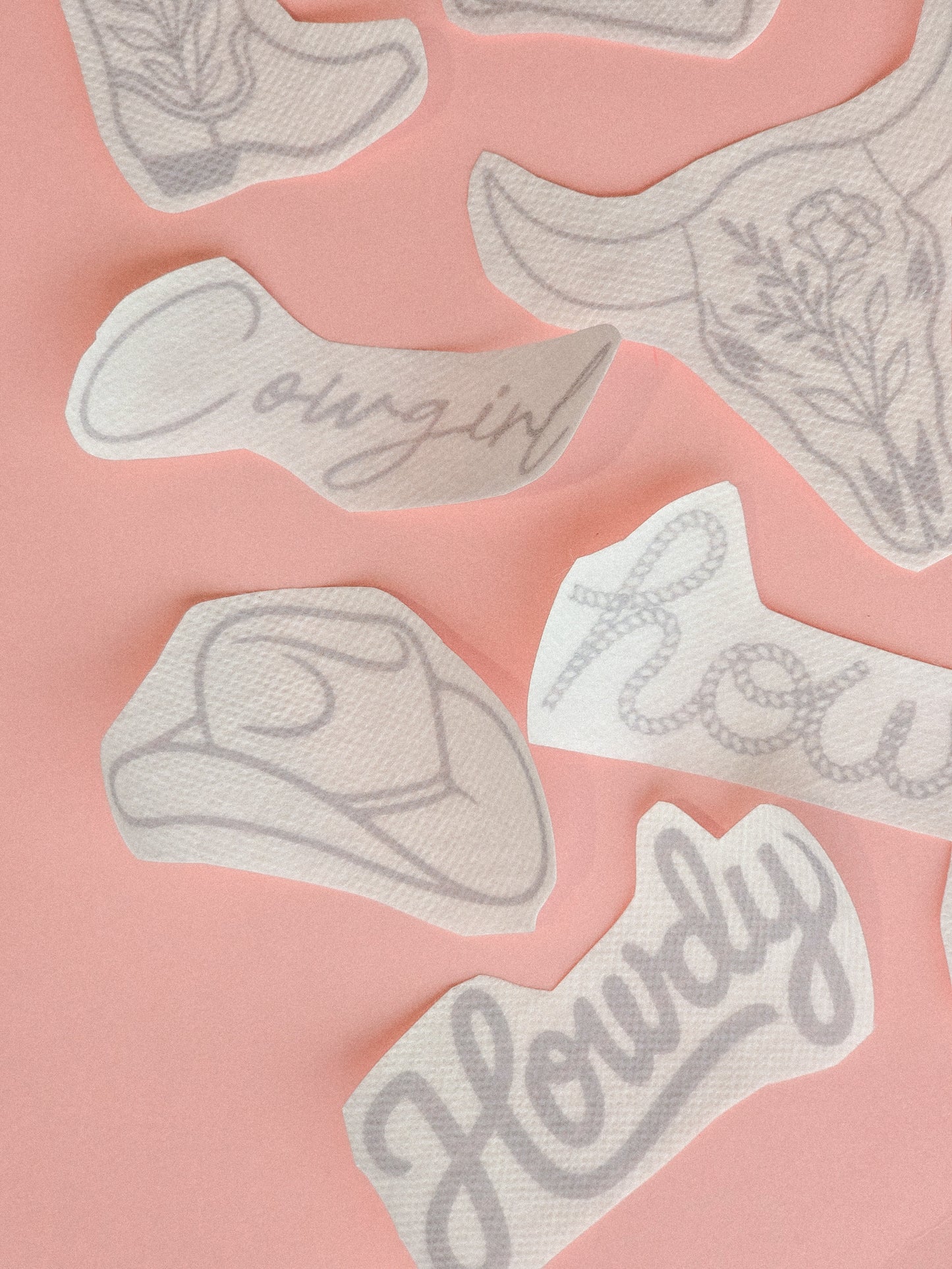 Cowgirl stick and stitch hand embroidery bundle