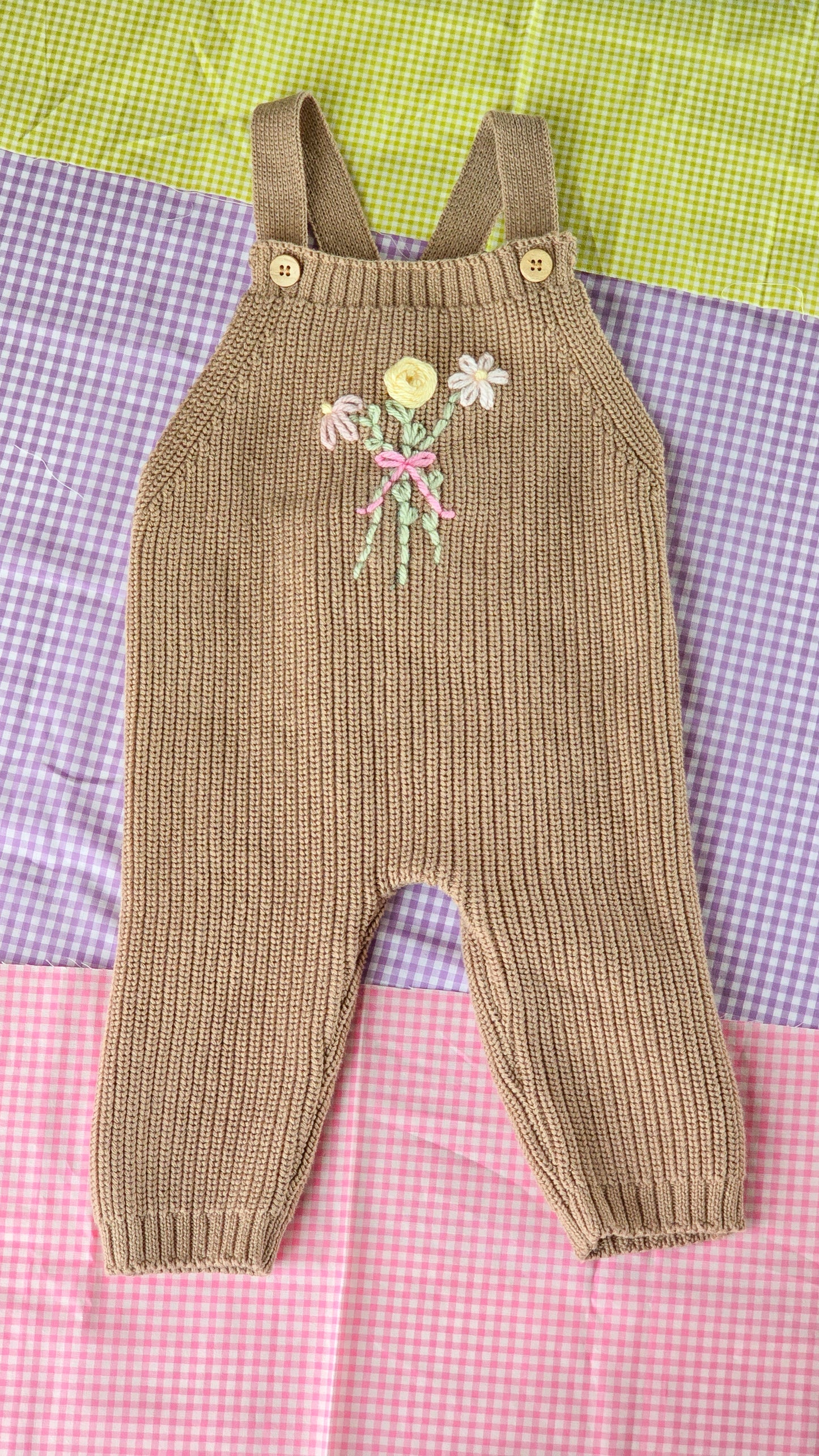 Bouquet of flowers overalls