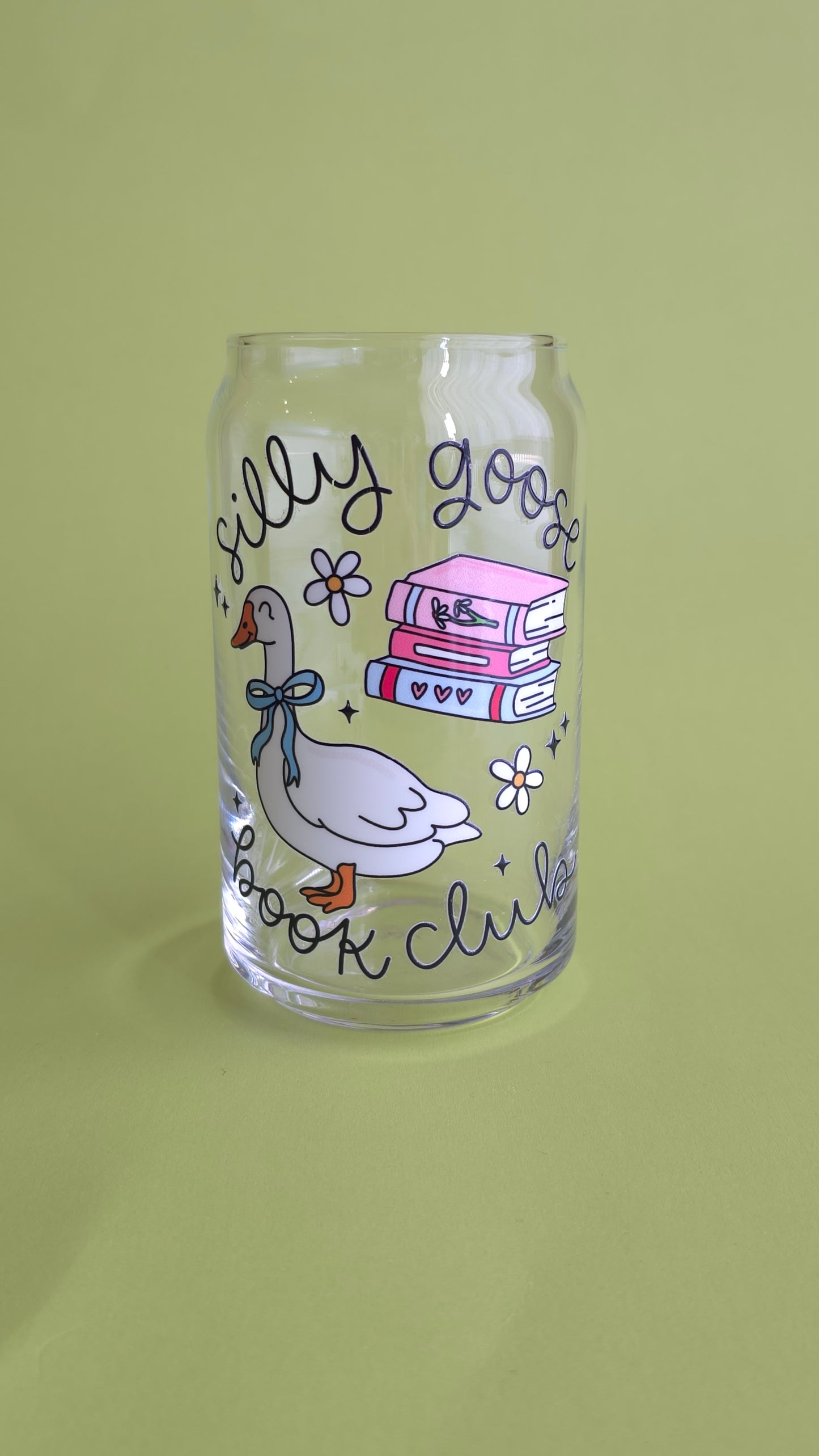 Silly goose book club cup