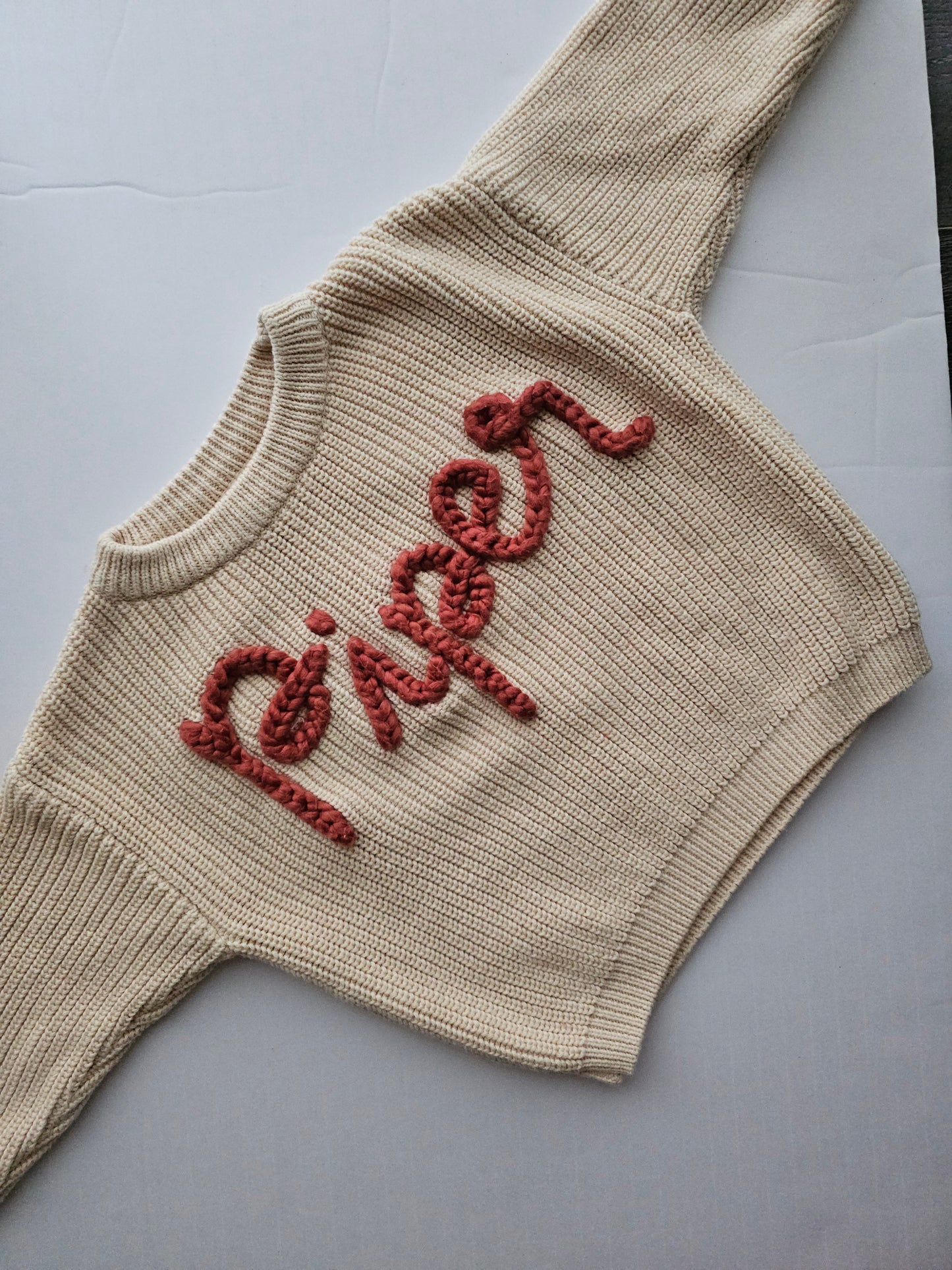 Custom Sweater-cream