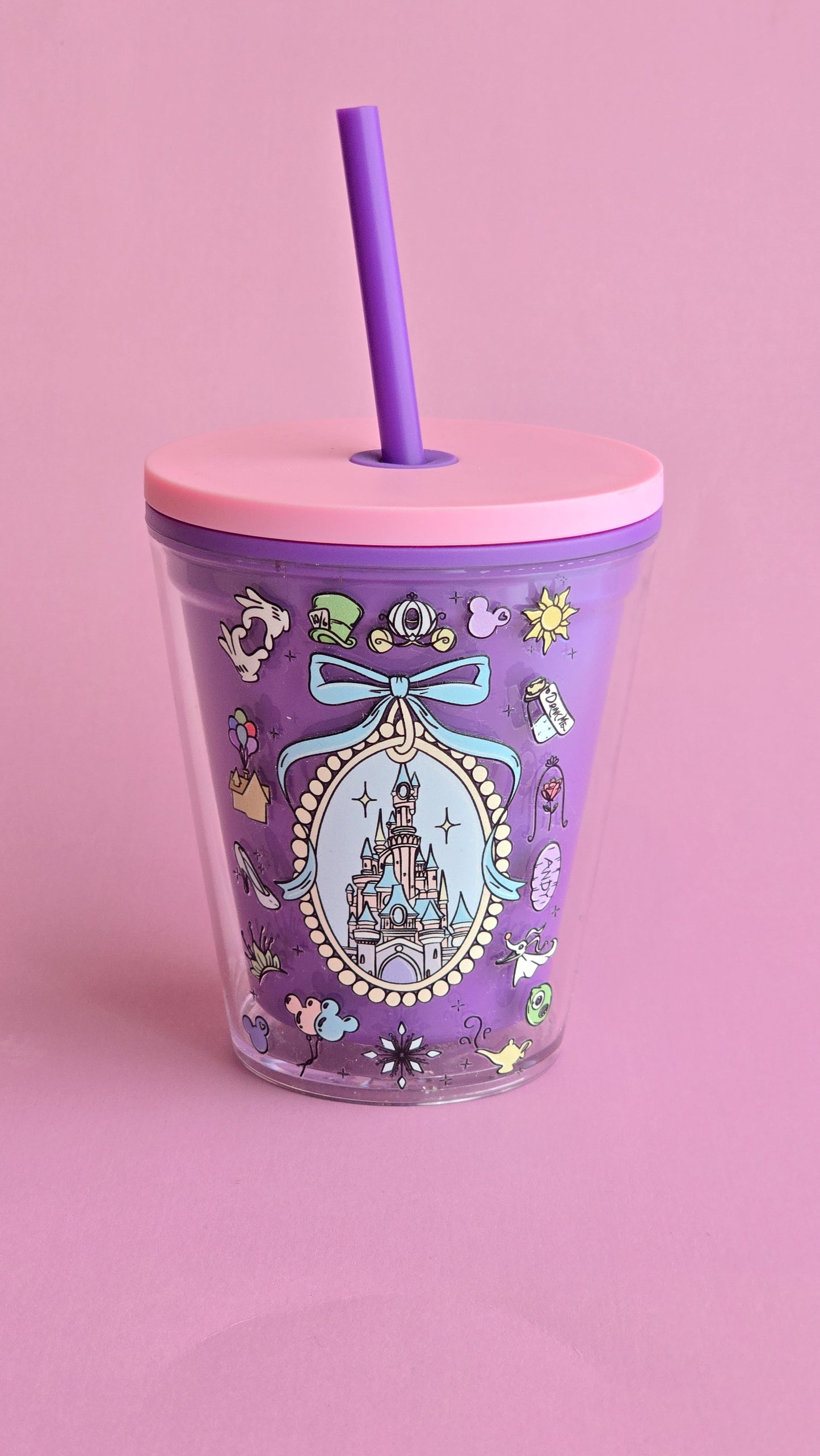 Bow castle acrylic cup