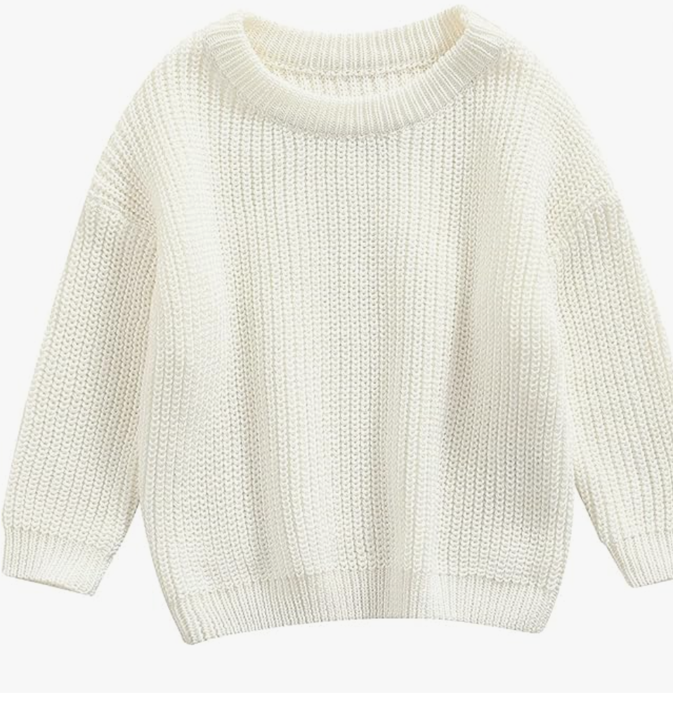 Custom Sweater- white