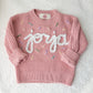 Custom Sweater- Rose pink