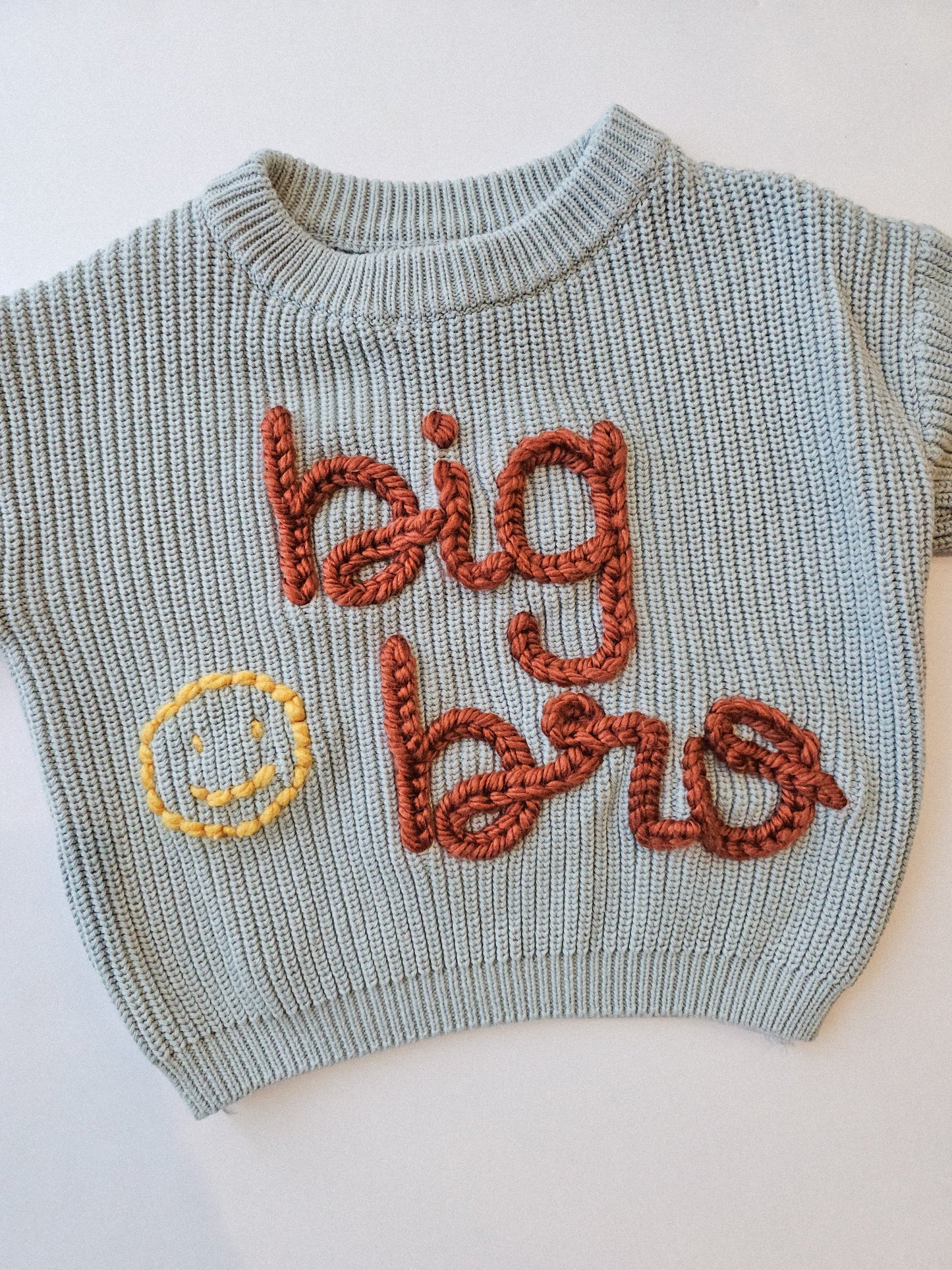 Big bro embroidered sweater