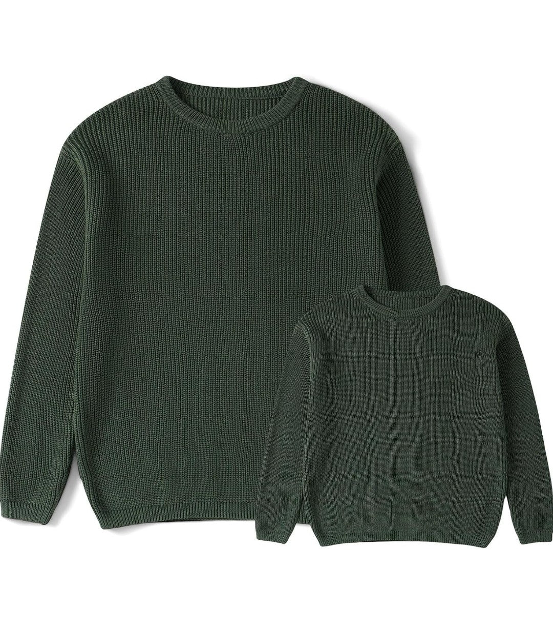 Adult custom sweater-forest green