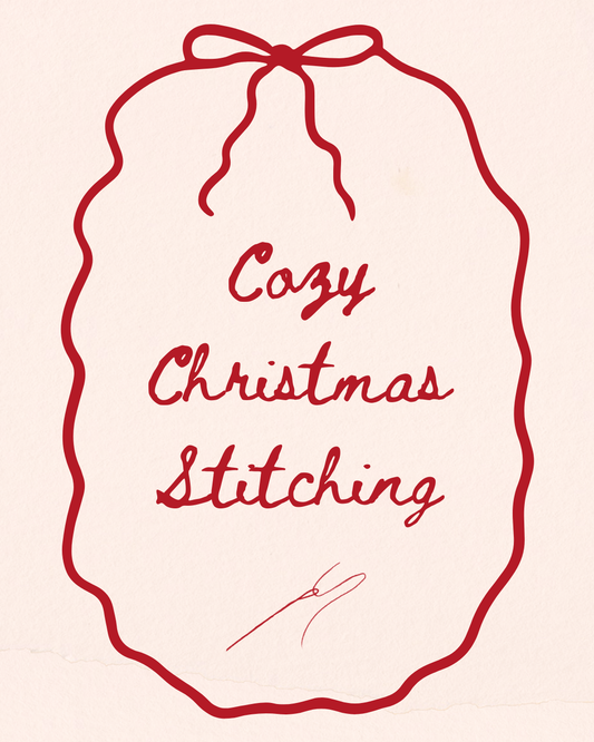 Cozy Christmas stitch and sip embroidery class