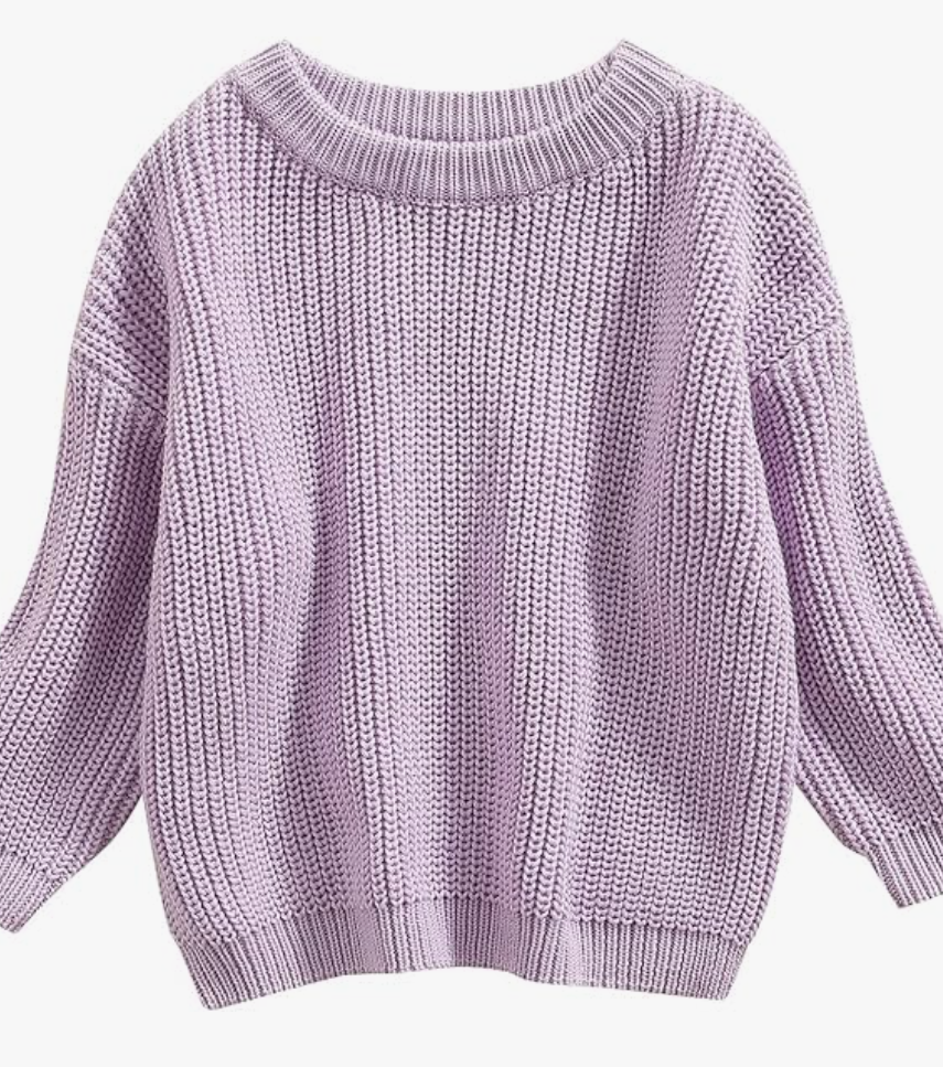 Custom Sweater- lavender