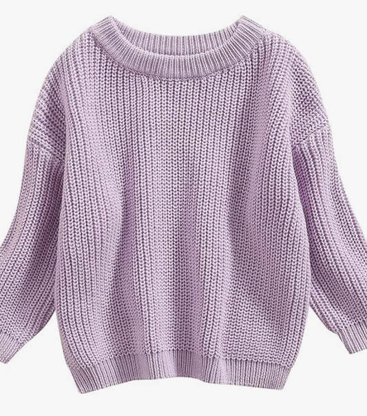 Custom Sweater- lavender