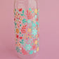 Spring greenery and florals cup