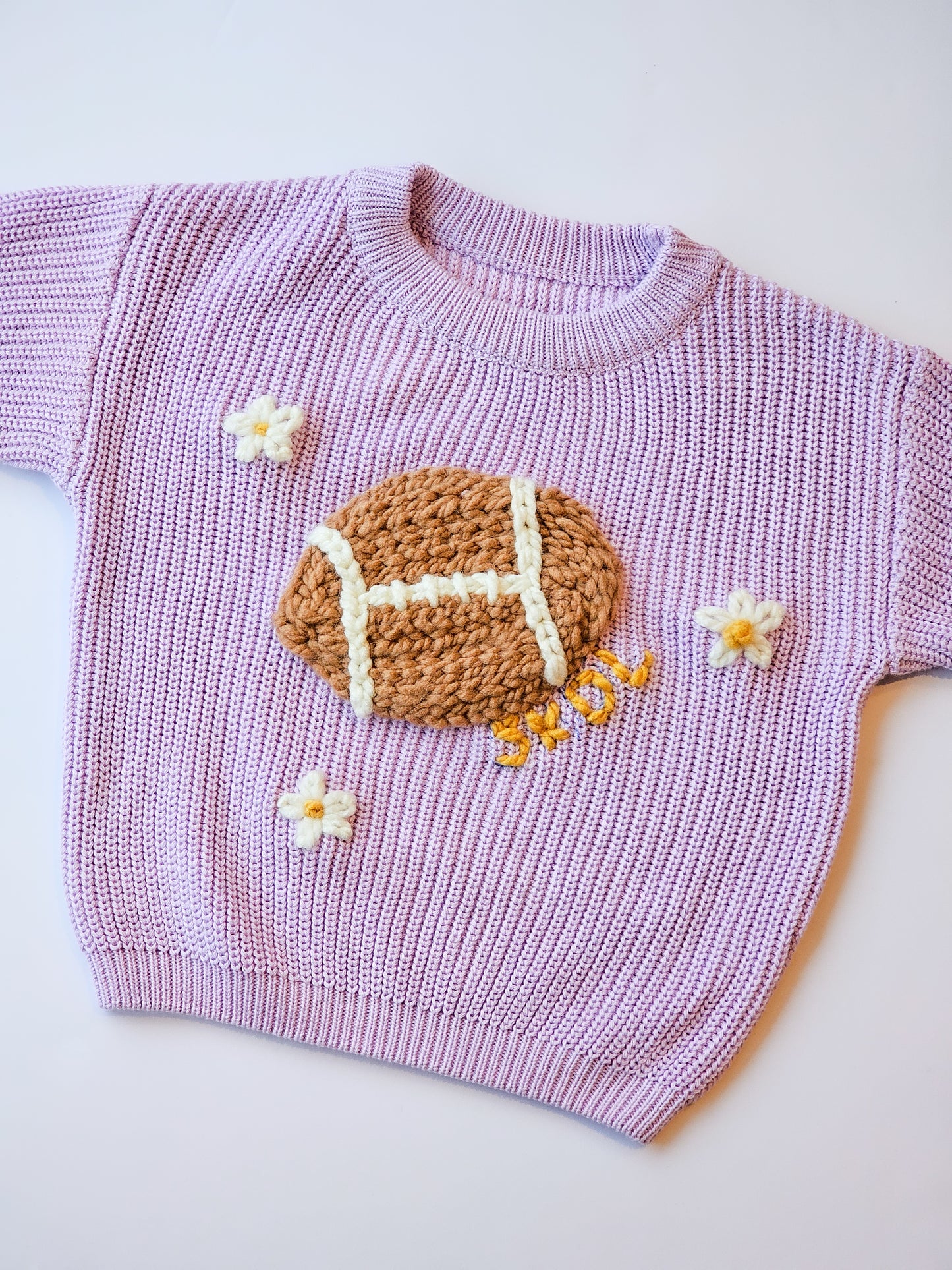 Custom Sweater- lavender