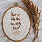Give us this day wall hanging