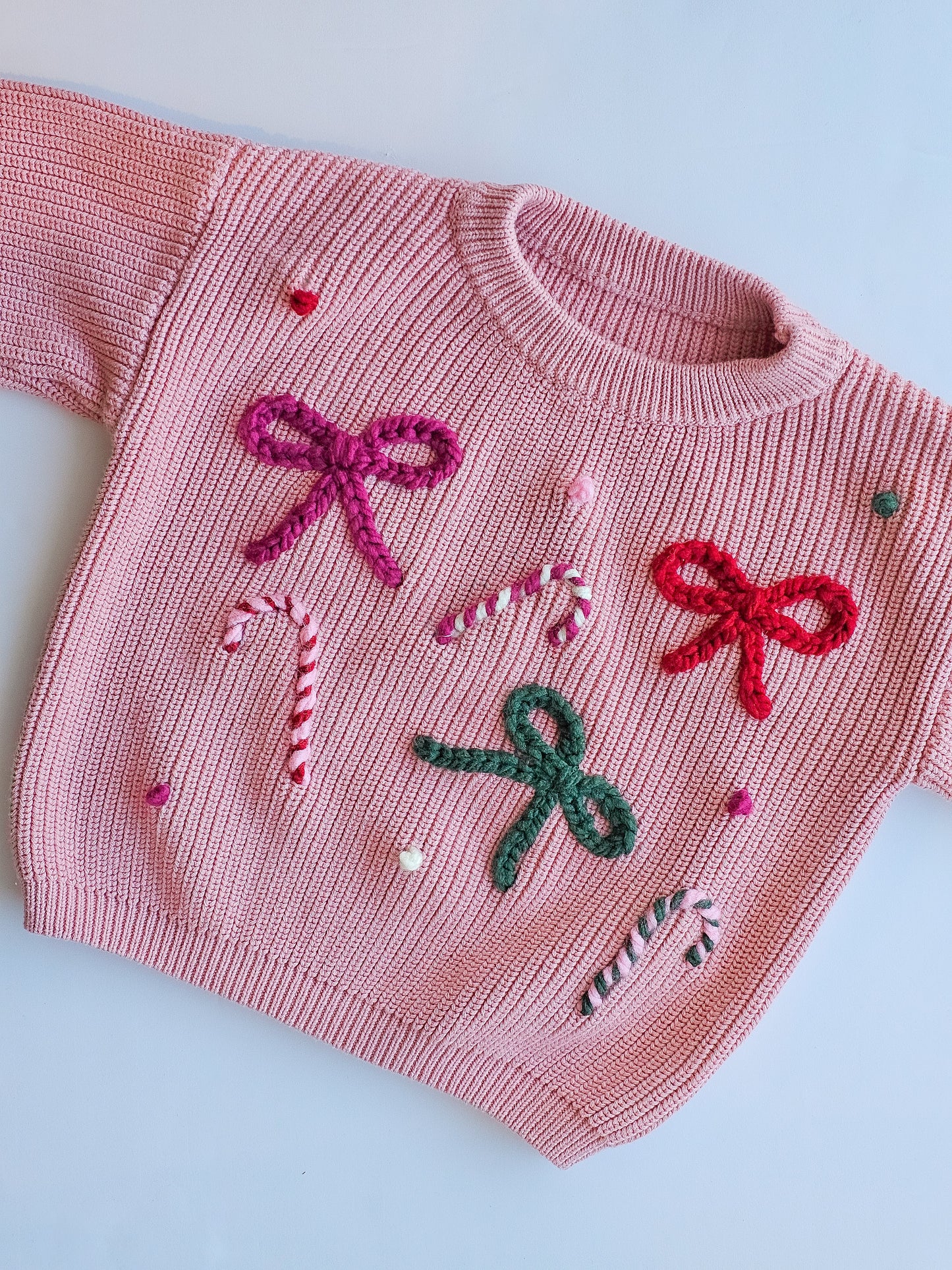 Custom Sweater- Rose pink